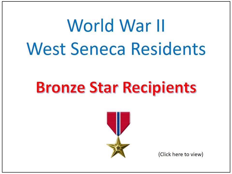 Bronze Star Recipients List